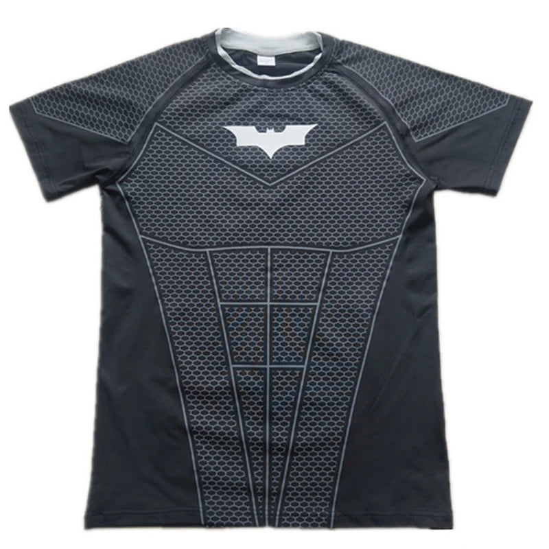 2026 New Men'S Compression Quick Dry Skinny Fit Short Sleeve Athletic T-Shirt for Gym Workout Fitness Running Sport Bodybuilding