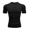 Men Running Compression T-Shirt Short Sleeve Sport Tees Gym Fitness Sportshirts Male Jogging Tracksuit Homme Athletic Shirt Tops