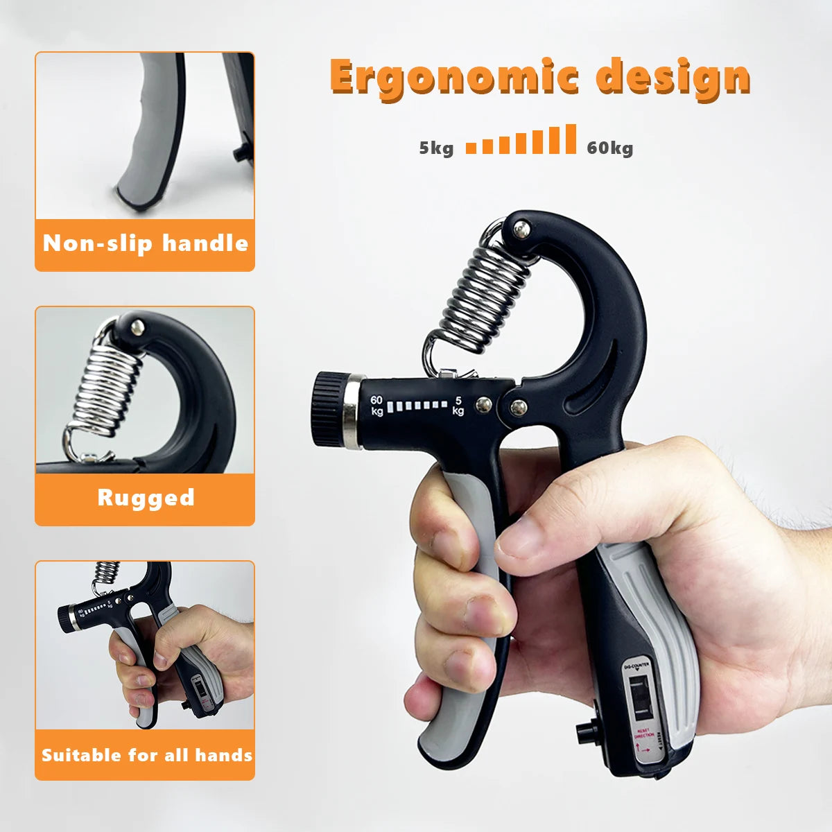 PowerGrip Pro Hand Strength Trainer - Addictive fitness