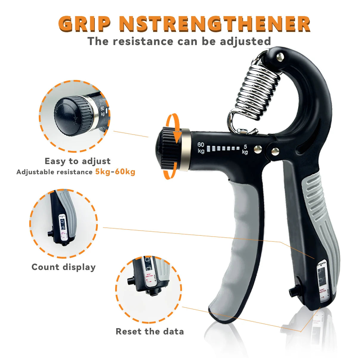 PowerGrip Pro Hand Strength Trainer - Addictive fitness